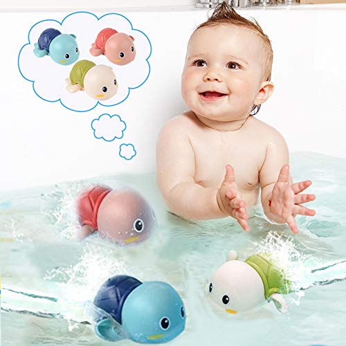 Baby Bath Toys-Wind up Turtle Bathtub Toys,Toy for...